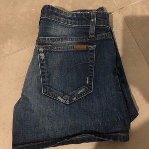 Dark Wash Joe’s Jean Shorts